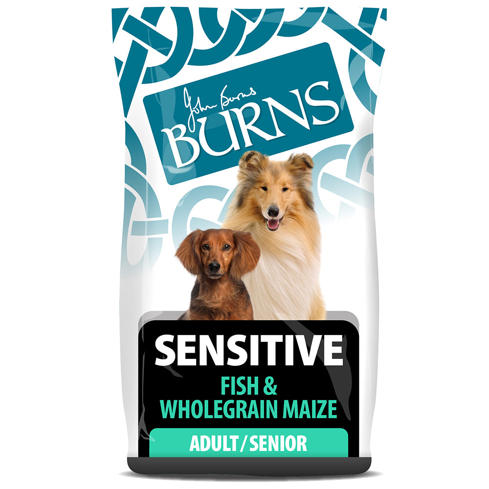 Burns Sensitive Adult Fish & Maize