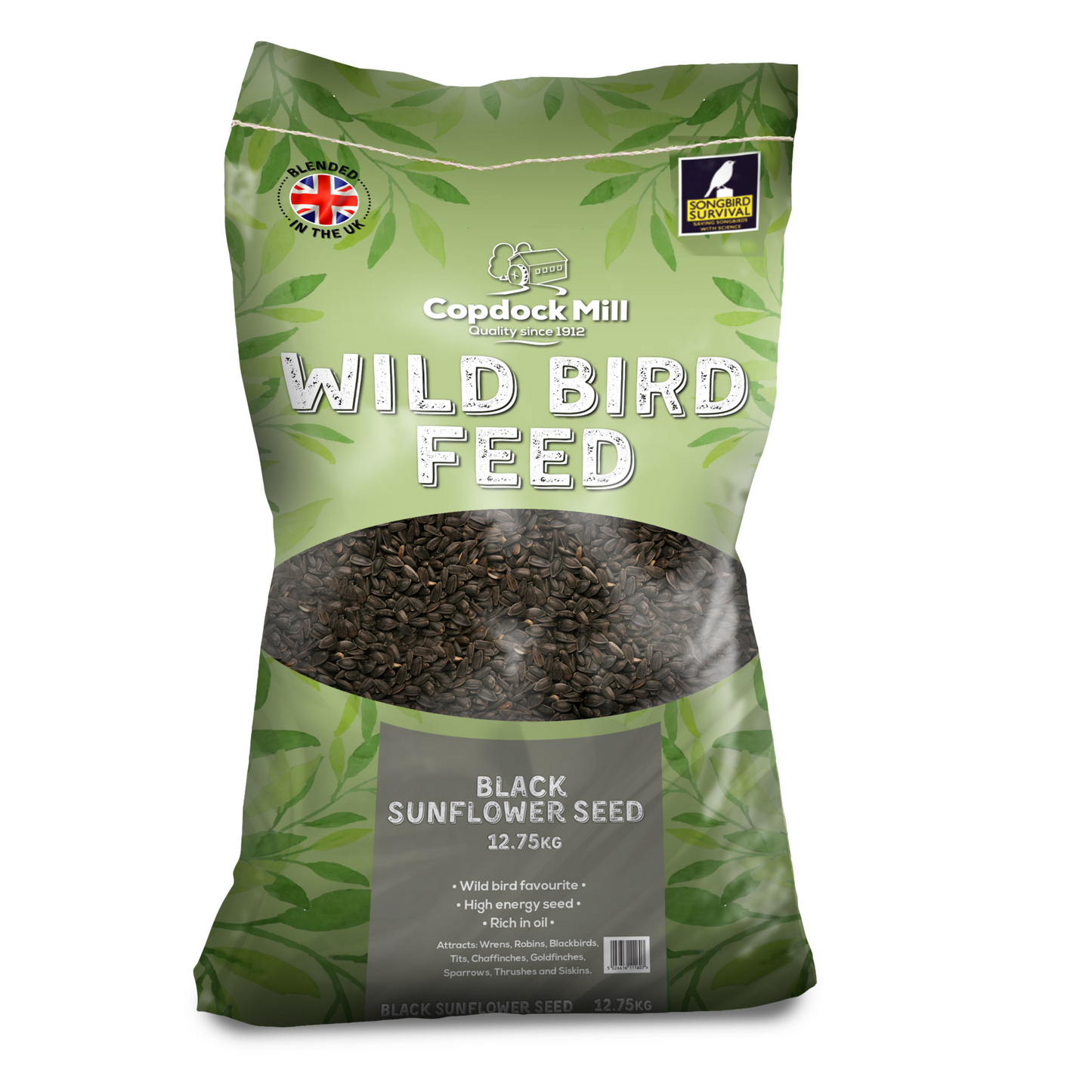 Copdock Mill Black Sunflower Seeds 12.75kg
