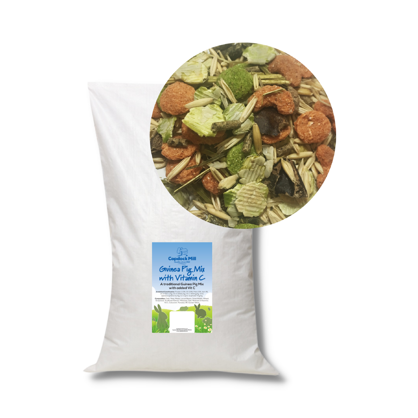 Copdock Mill Guinea Pig Mix with Vitamin C 12.5kg