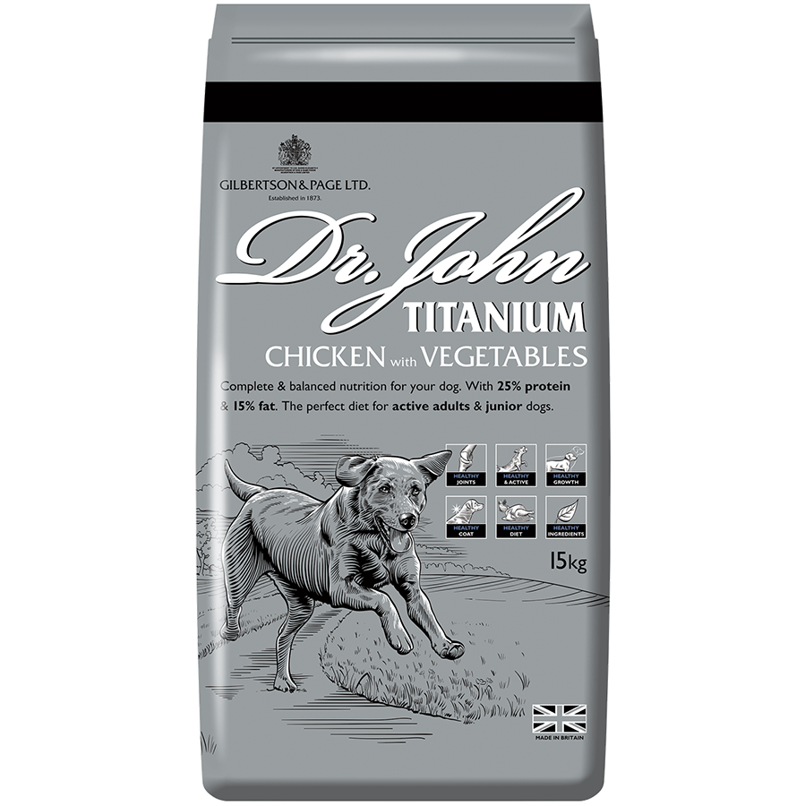 Dr. John Titanium Chicken with vegetables