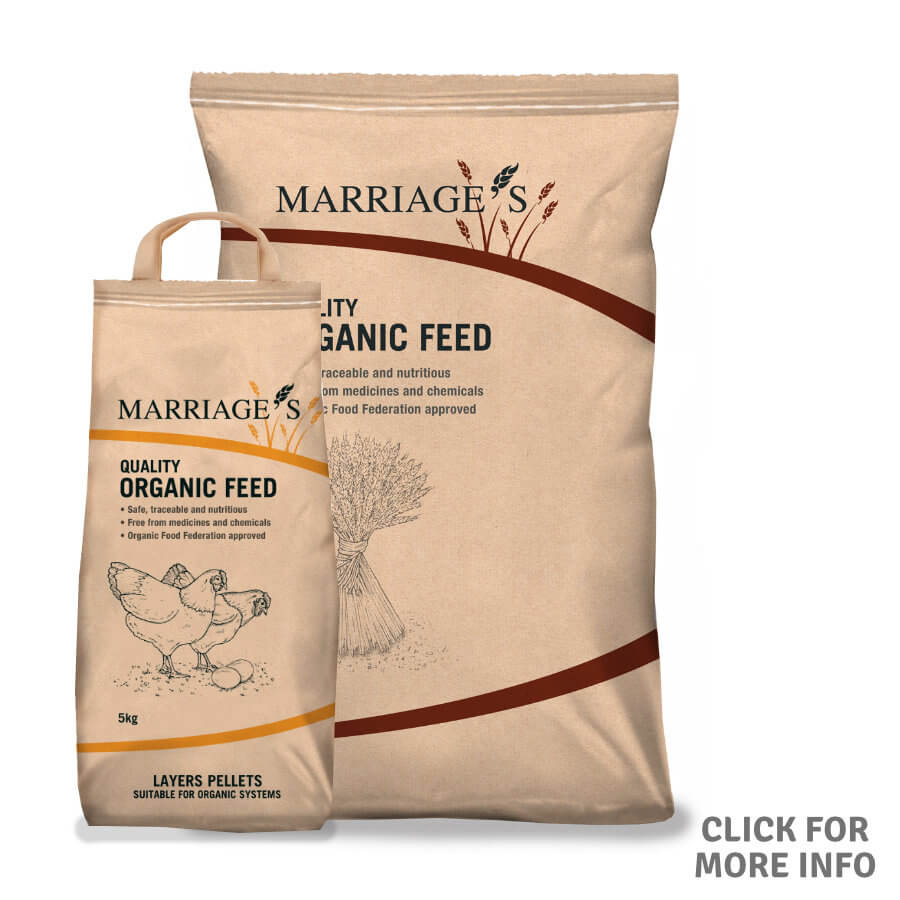 Marriages Organic Layer Pellets 20kg