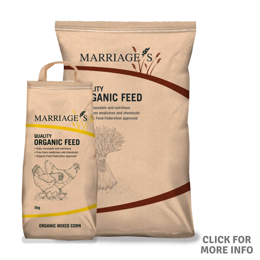 Marriages Organic Mixed Corn 20kg
