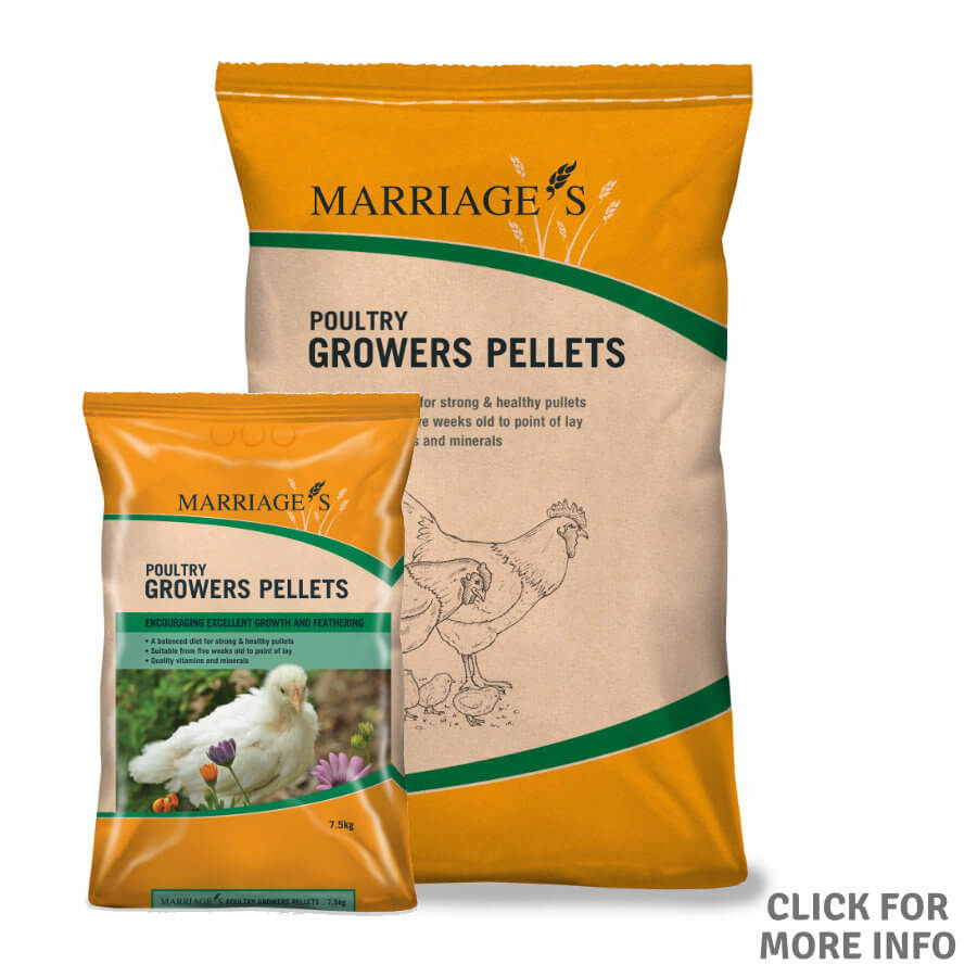 Marriages Growers Pellets 20kg