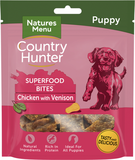 Country Hunter Chicken with Venison Superfood Puppy Bites
