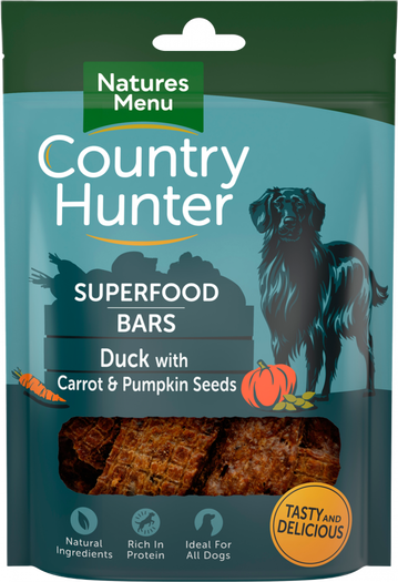 Country Hunter Duck, Carrot & Pumpkin Seeds Superfood Bars