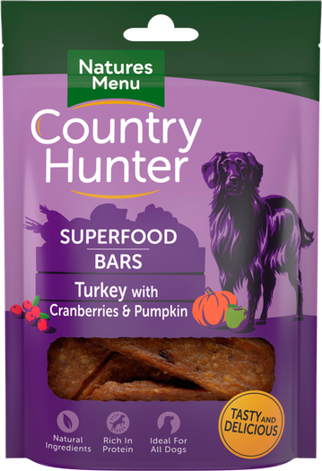 Country Hunter Turkey, Cranberry & Pumpkin Seeds Superfood Bars