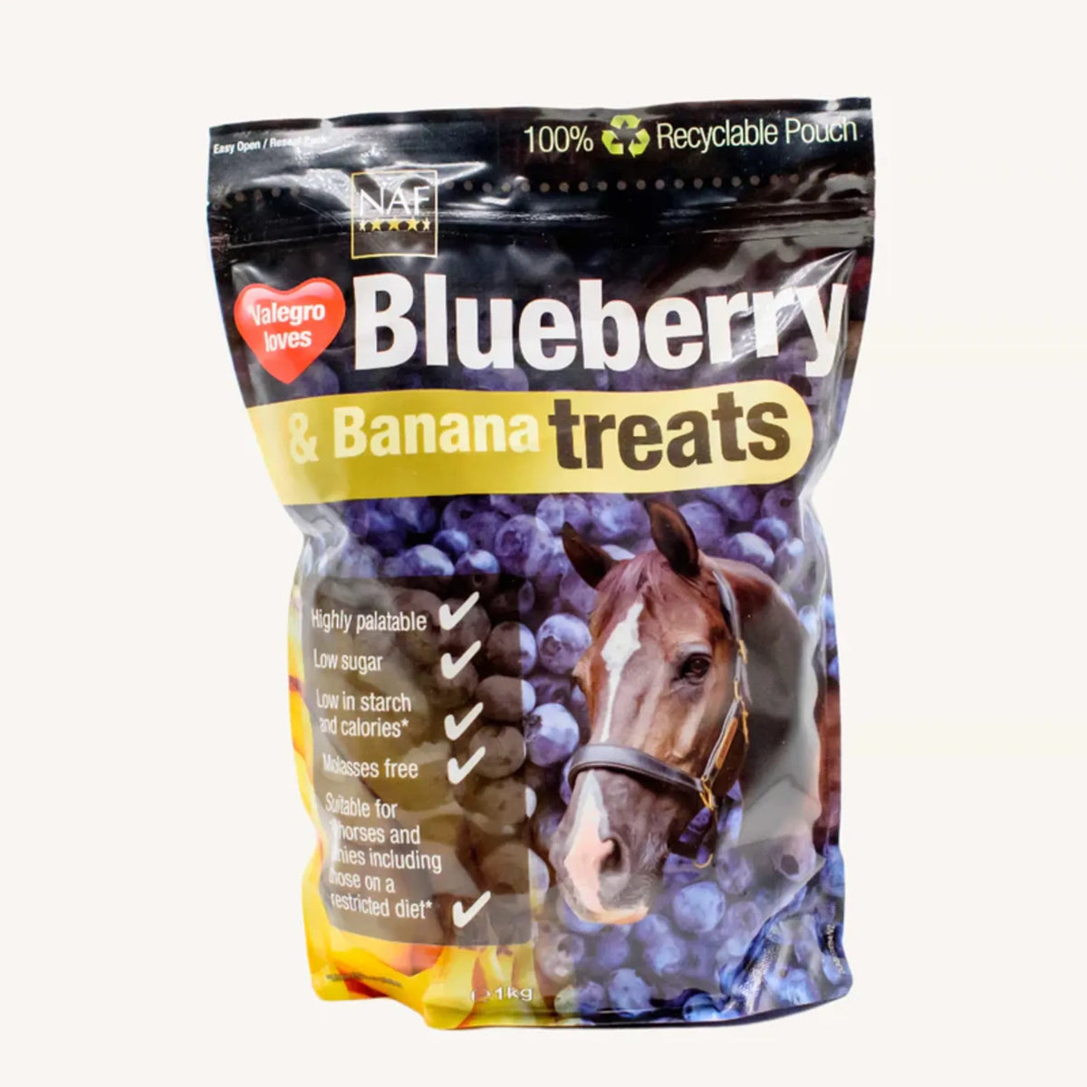 NAF blueberry & banana treats